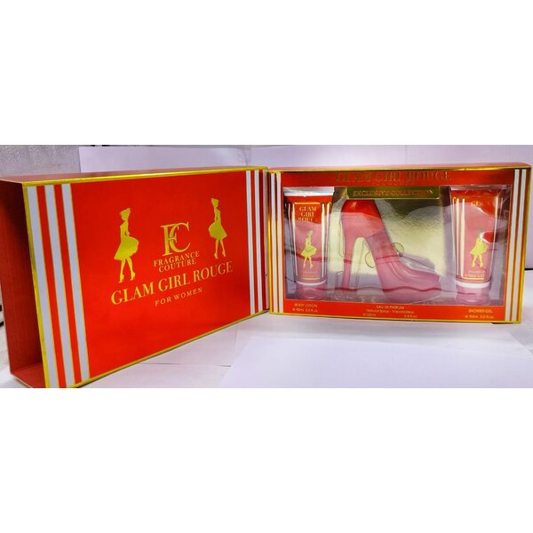 FC  Glam Girl Rouge Giftset 3 pcs. 100 ml EDP + Bodylotion + Showergel