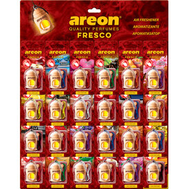 Areon Car Perfume Fresco - Mixed Display 24 pcs