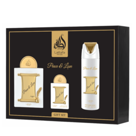 Lattafa  Peace & Love Giftset 4 pcs