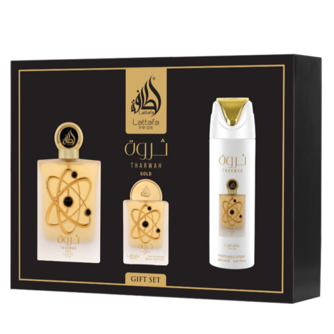 Tharwah Gold Giftset 4 pcs