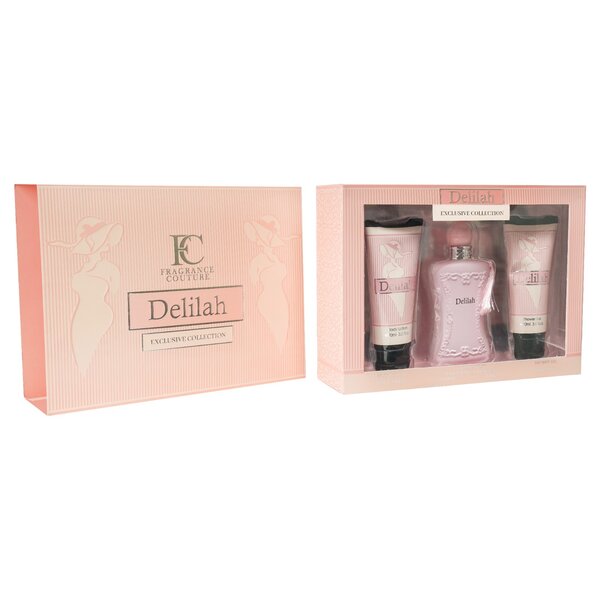 FC  Giftset Delilah 3 pcs. 100 ml EDP + Bodylotion + Showergel