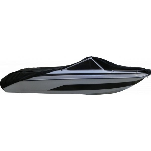 Bâche de protection 600D Noire Long Life pour bateau