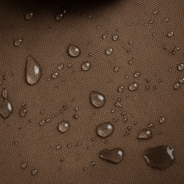 Housse de banc d’angle de jardin aux côtés égaux 600D luxe brun foncé