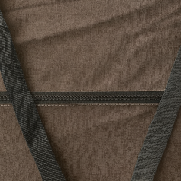 Housse de rangement pour coussins de jardin 600D luxe brun foncé