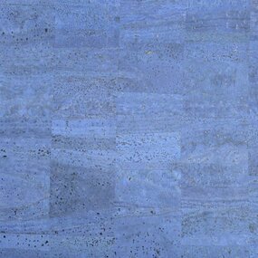Kurk textiel - Blauw - 50 x 70 cm