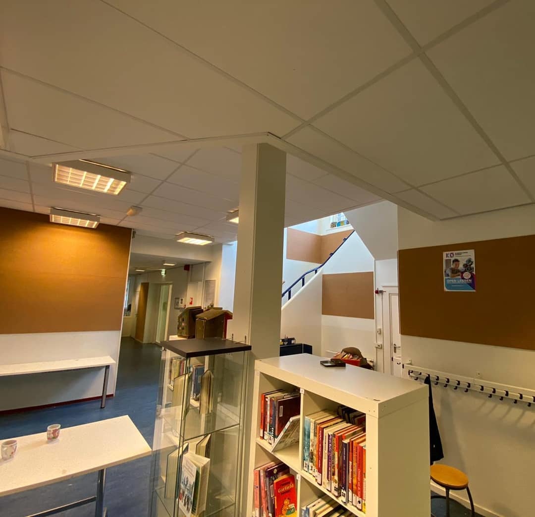 Kurk prikborden op school
