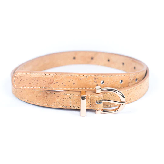 Elastische Riem - Rotan Bruin/Goud | Polyester / Elastaan - Fashion Favorite