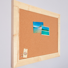 Kurk prikbord -  steigerhouten lijst - 120 x 180 cm