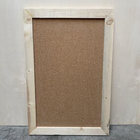 OUTLET - Prikbord met lijst - 59 x 90cm