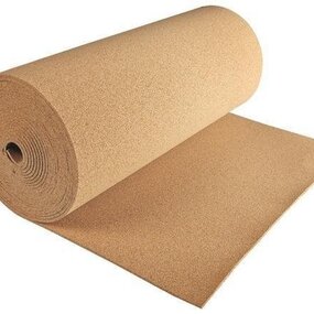 Isolatiekurk op rol - 6mm dik - 127cm breed - 5m lang