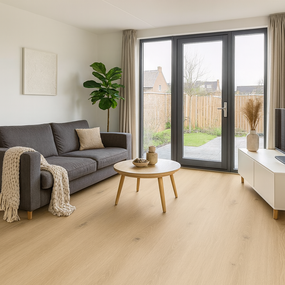 Kurk Klikvloer met PVC Toplaag - Wit Eiken Partij a 10 m2