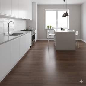 Kurk Klikvloer met PVC Toplaag - Bos Eiken Gerookt - PARTIJ 45m2