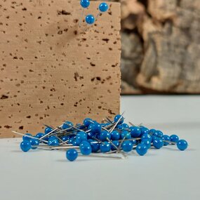 Landkaartspelden - 100 stuks - Blauw