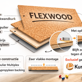 Flexwood Prikbord