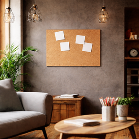 Kurk Prikbord zelfklevend - 60 x 50 cm - 5mm dik