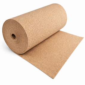Isolatiekurk op rol - 5mm dik - 100cm breed - 10m lang