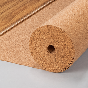 Vochtwerende Kurk ondervloer op rol - 2mm dik - 100cm breed - 10m lang