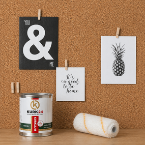 Prikwandkurk op rol - 6mm dik - 150cm breed - VOORGELIJMD