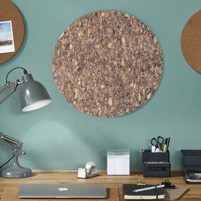 Rond Prikbord Design - Country Dark - 60 cm
