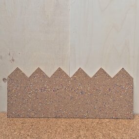 OUTLET - Prikbord Multicolor - 6 huisjes