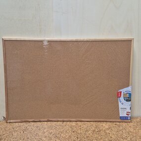 OUTLET - Prikbord houten lijst - 60 x 90 cm