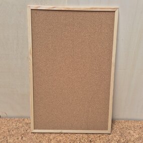 OUTLET - Prikbord houten lijst - 60 x 40 cm
