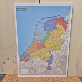 OUTLET - Prikbord Nederland - 100 x 140 cm