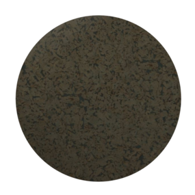 OUTLET - Prikbord Rond - Black Smoke - 119 cm - twee delen