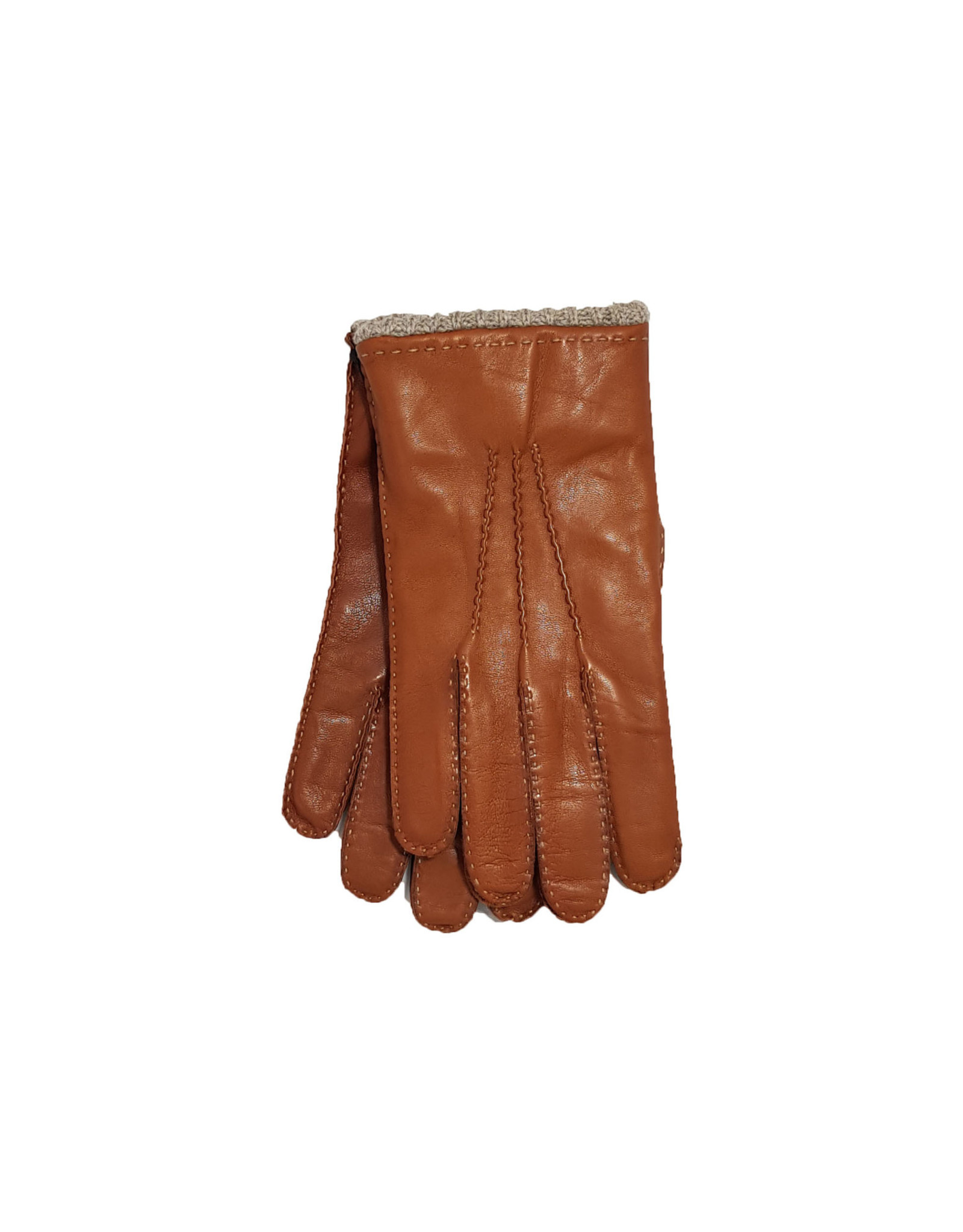 Mazzoleni Mazzoleni gloves leather camel