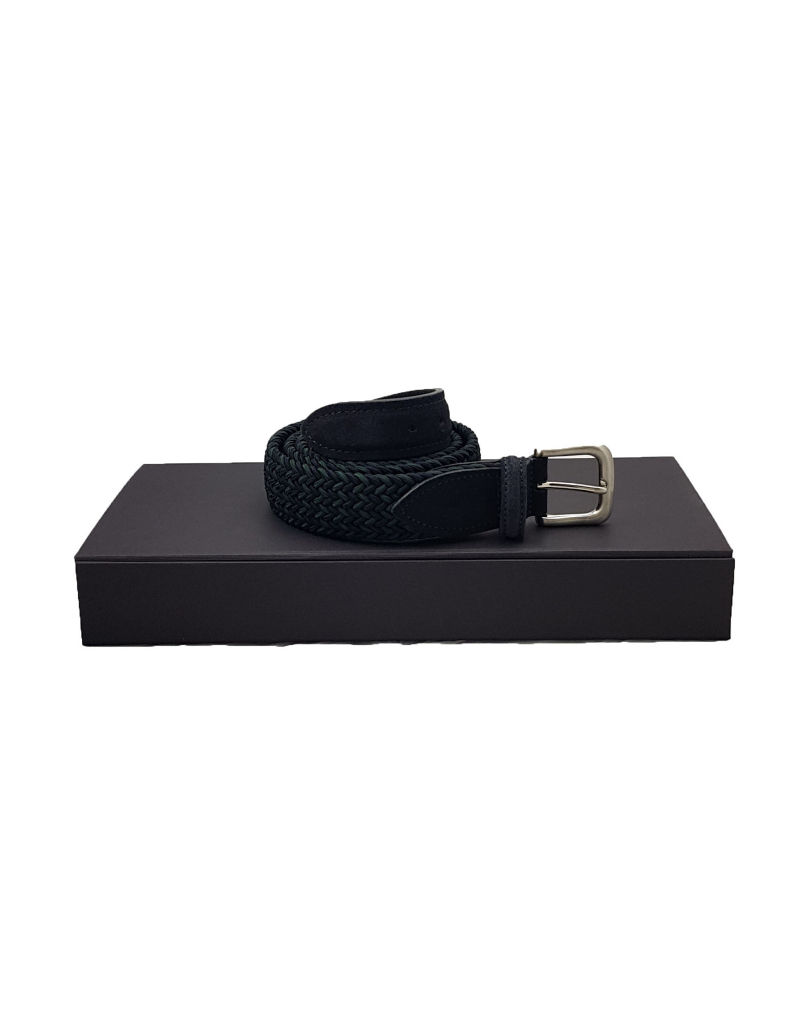 Anderson's Anderson's riem gevlochten blauw-groen B0587-NE41