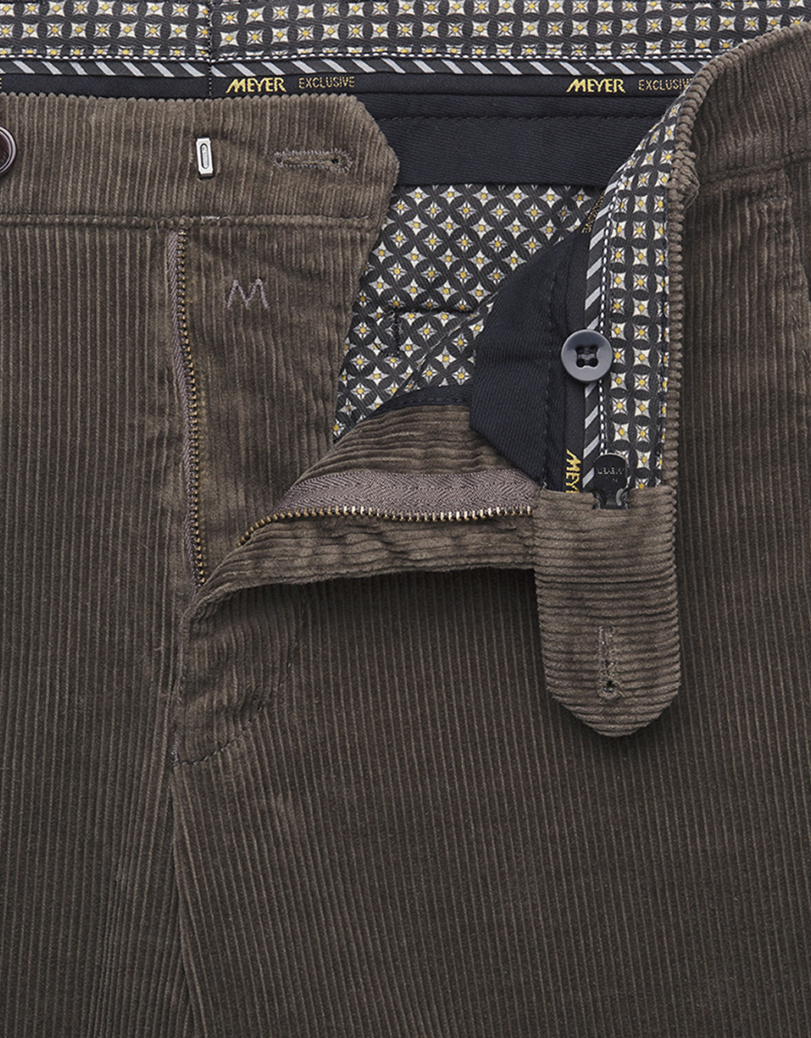Meyer Exclusive Meyer Exclusive trousers corduroy taupe