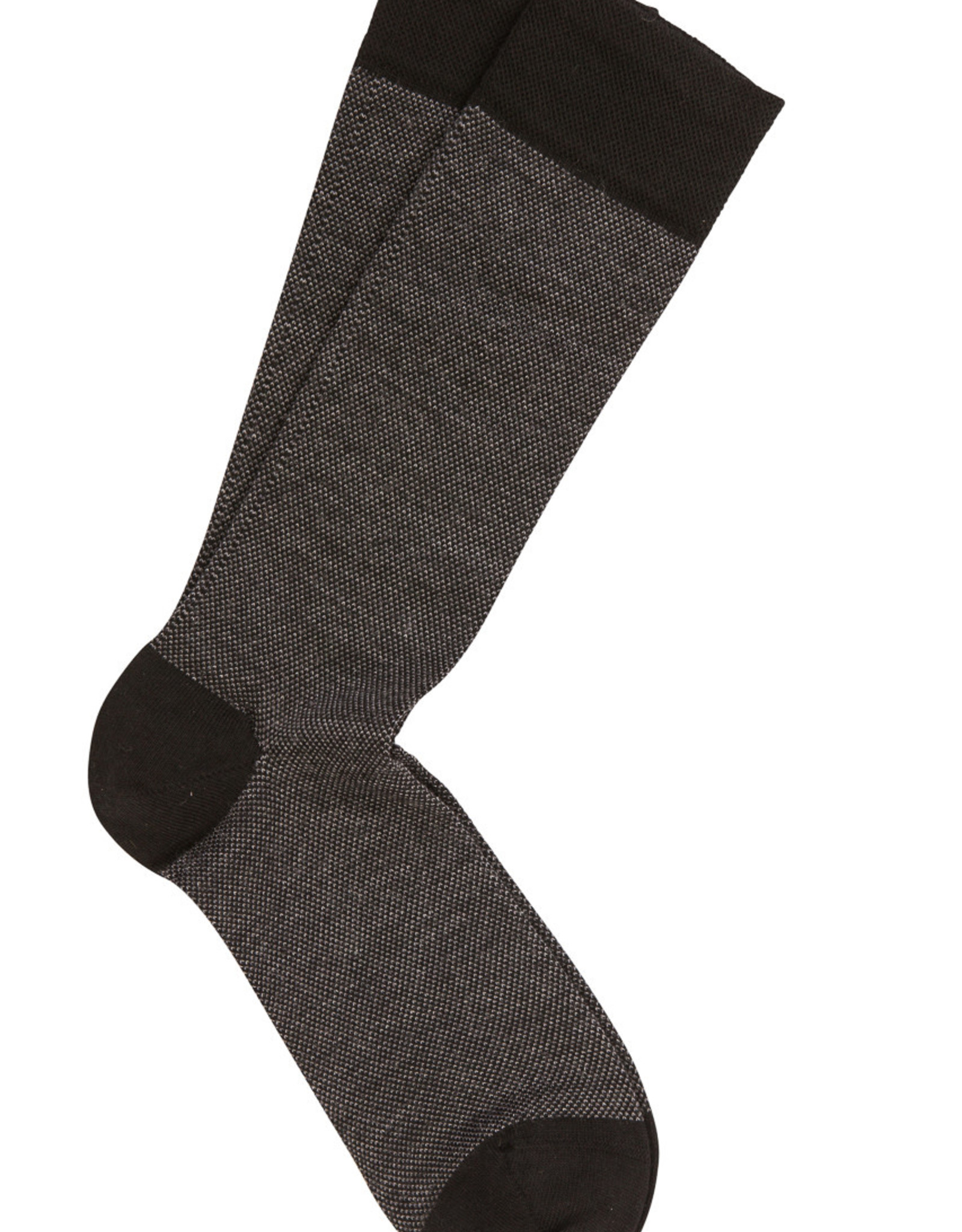 Marcoliani Marcoliani sokken zwart birdseye 4060T/007