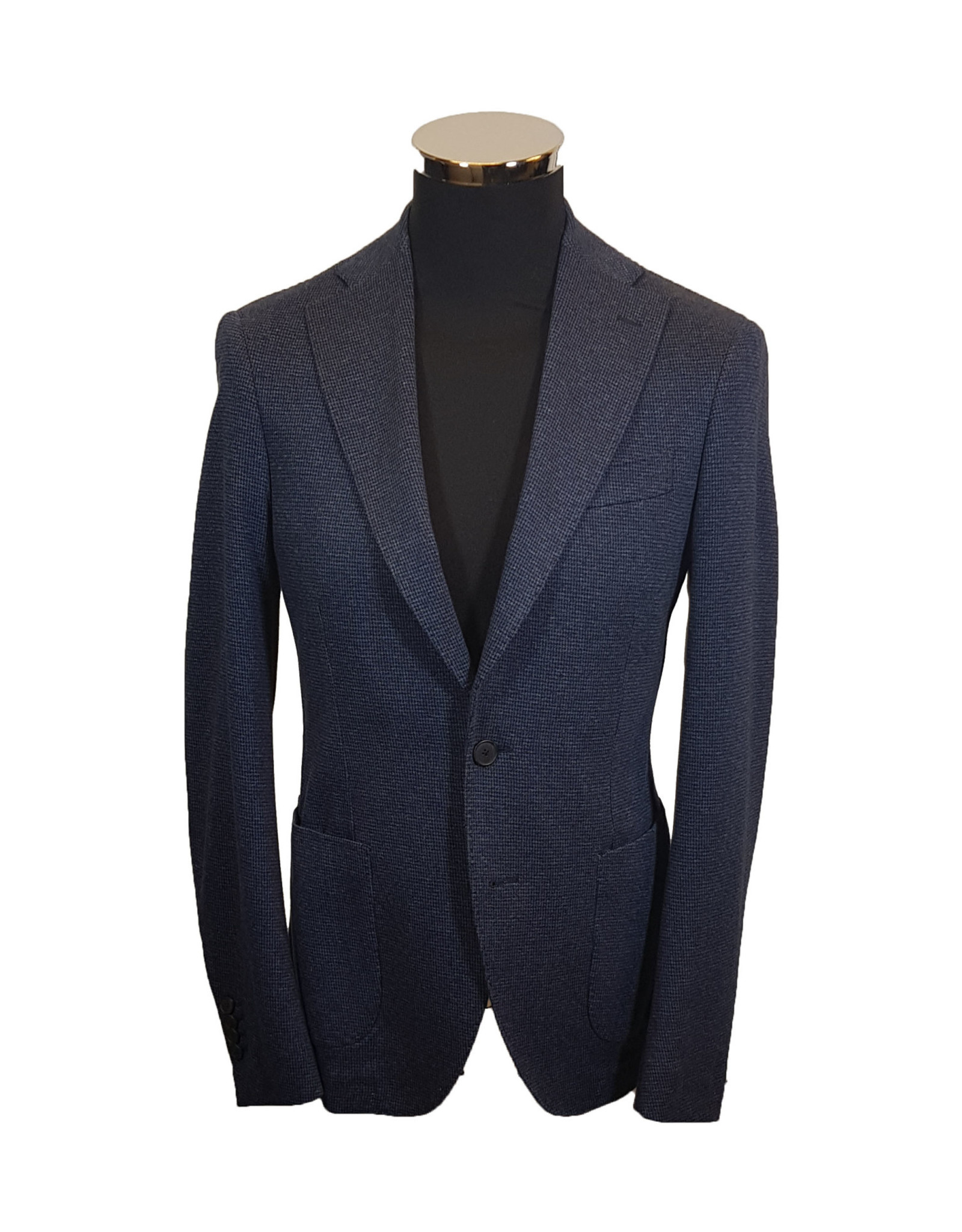 Latorre Gabiati jacket blue houndstooth jersey