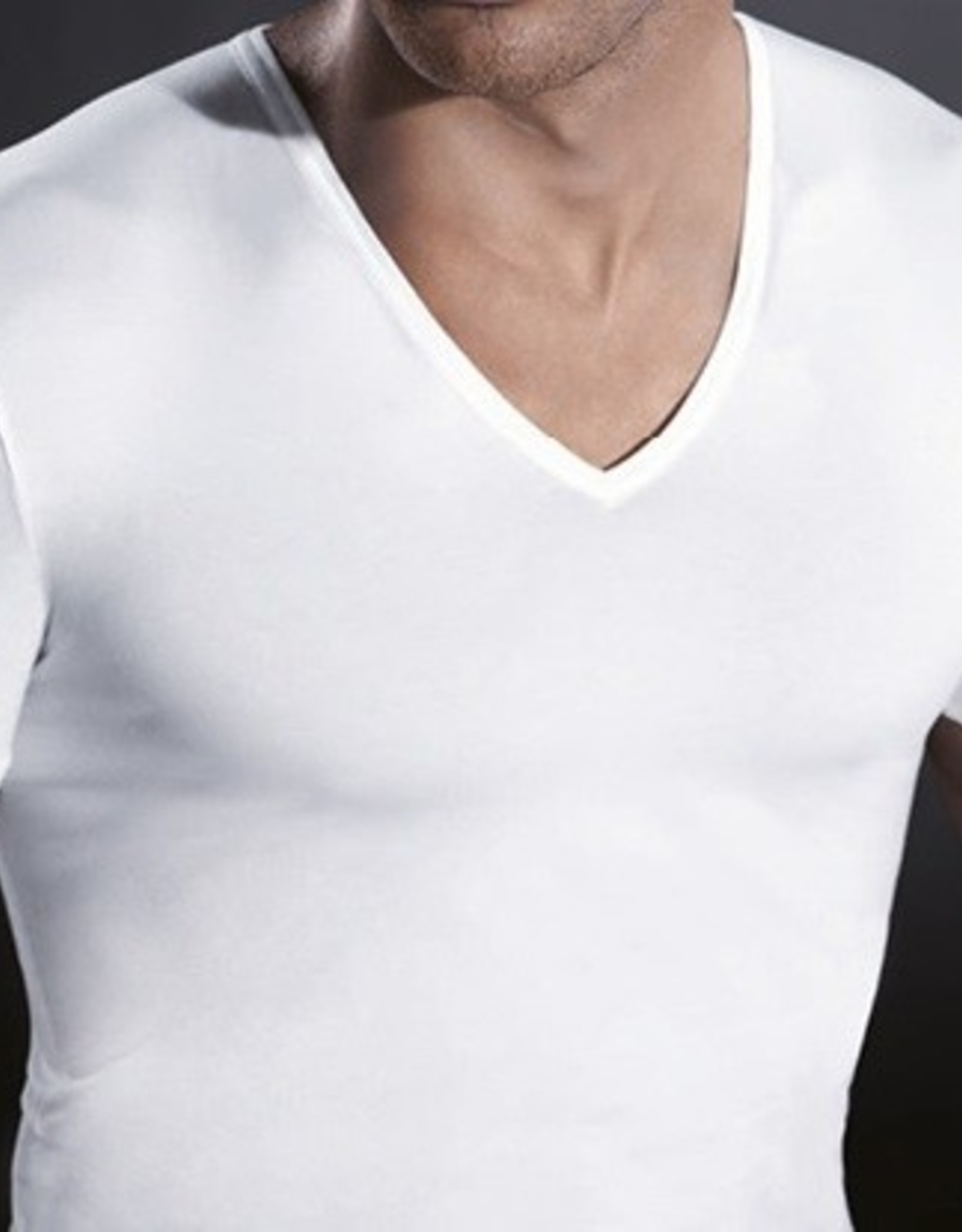 Perofil Perofil 4SEASONS t-shirt v-neck white