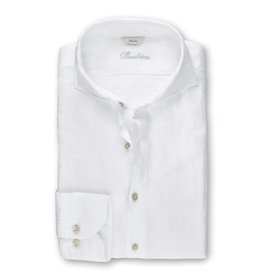 Stenströms Stenströms shirt linen white Fitted body