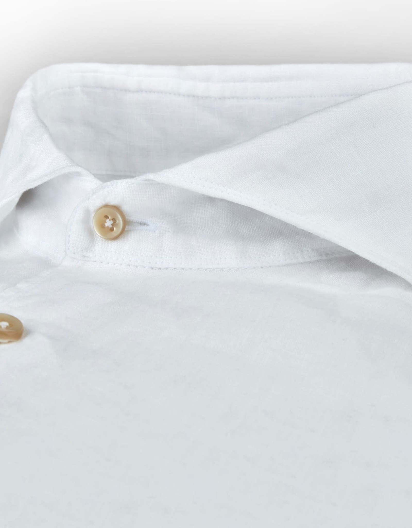 Stenströms Stenströms shirt linen white Fitted body
