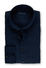 Stenströms Stenströms shirt linen navy Slimline