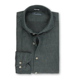 Stenströms Stenströms shirt linen green Slimline