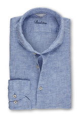 Stenströms Stenströms shirt linen blue Fitted body