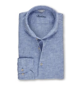 Stenströms Stenströms shirt linen blue Slimline