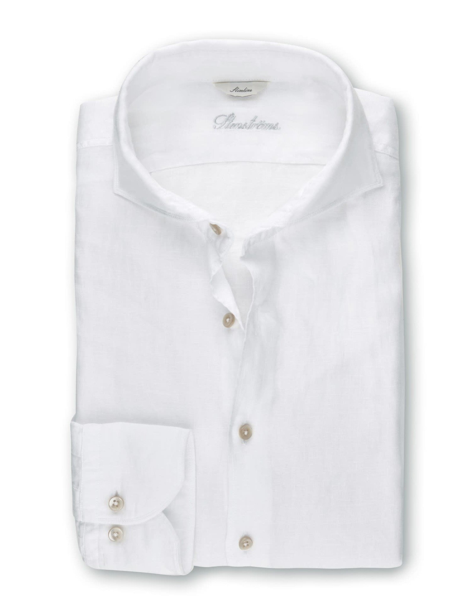 Stenströms Stenströms shirt linen white Slimline