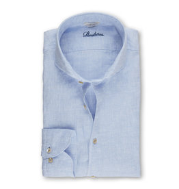 Stenströms Stenströms shirt linen light blue Slimline