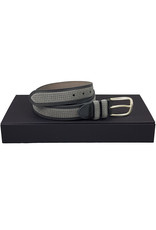 Leyva Leyva riem leder grijs 13127.1/12