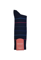 Marcoliani Marcoliani socks navy Scala stripe