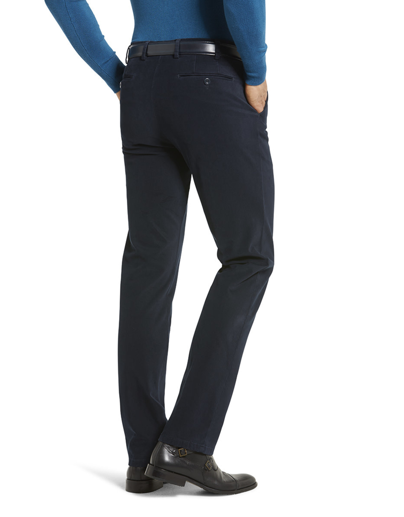 Meyer Exclusive Meyer Exclusive trousers cotton navy