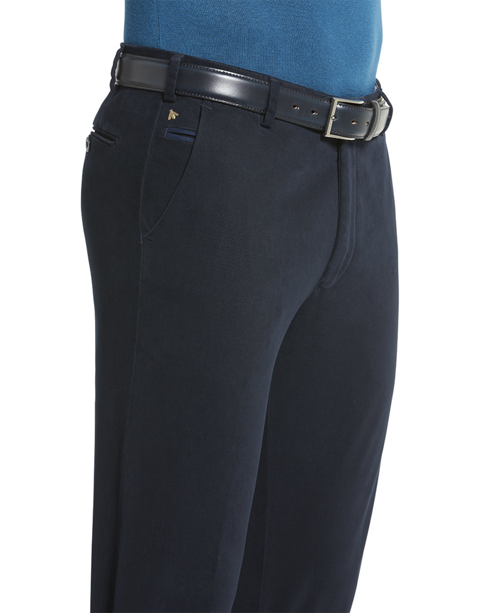 Meyer Exclusive Meyer Exclusive trousers cotton navy
