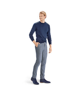 MMX MMX trousers cotton blue check Leo