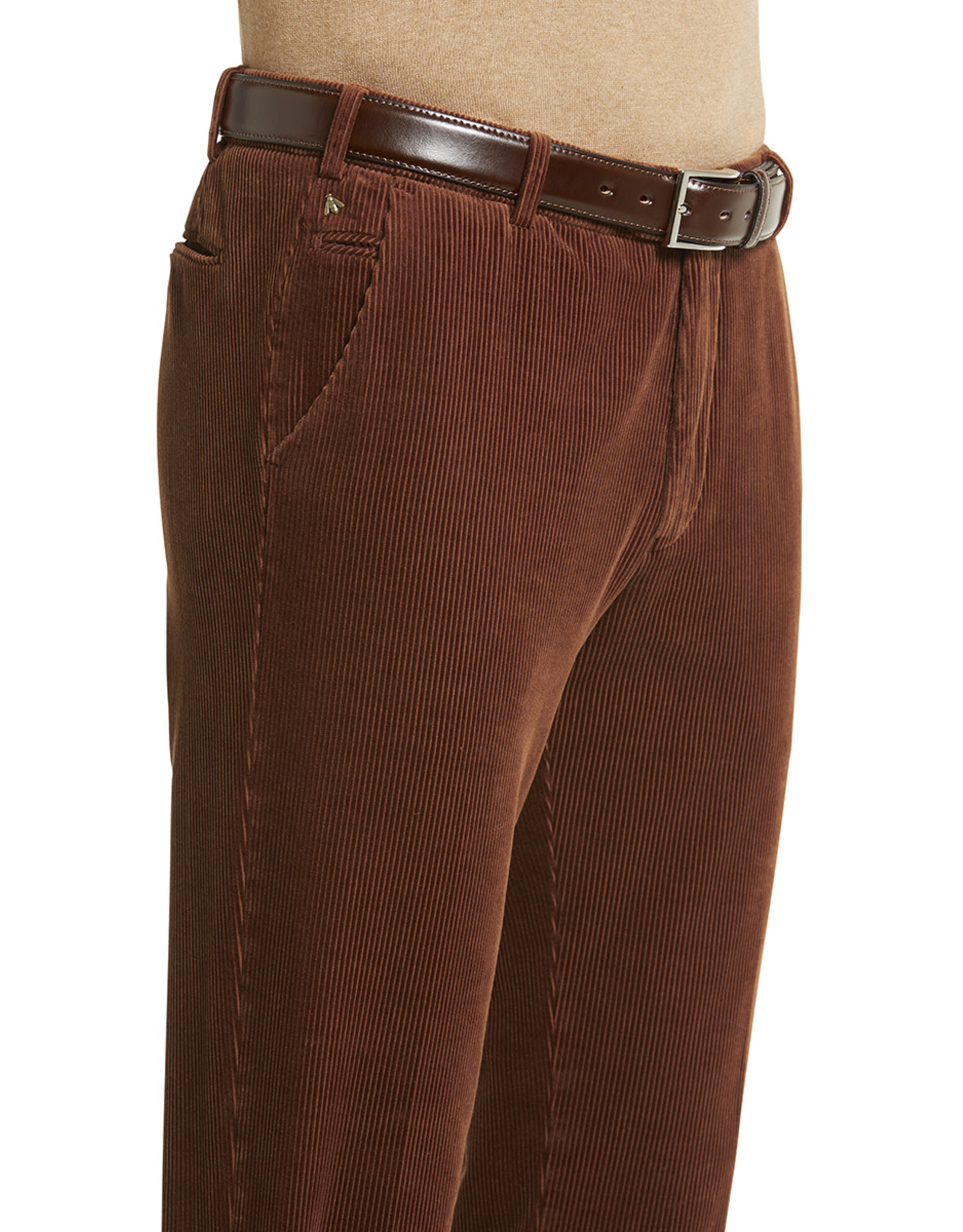 Meyer Exclusive Meyer Exclusive broek ribfluweel roest Bonn 8549/46