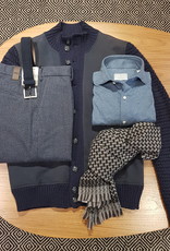MMX MMX trousers cotton blue check Leo
