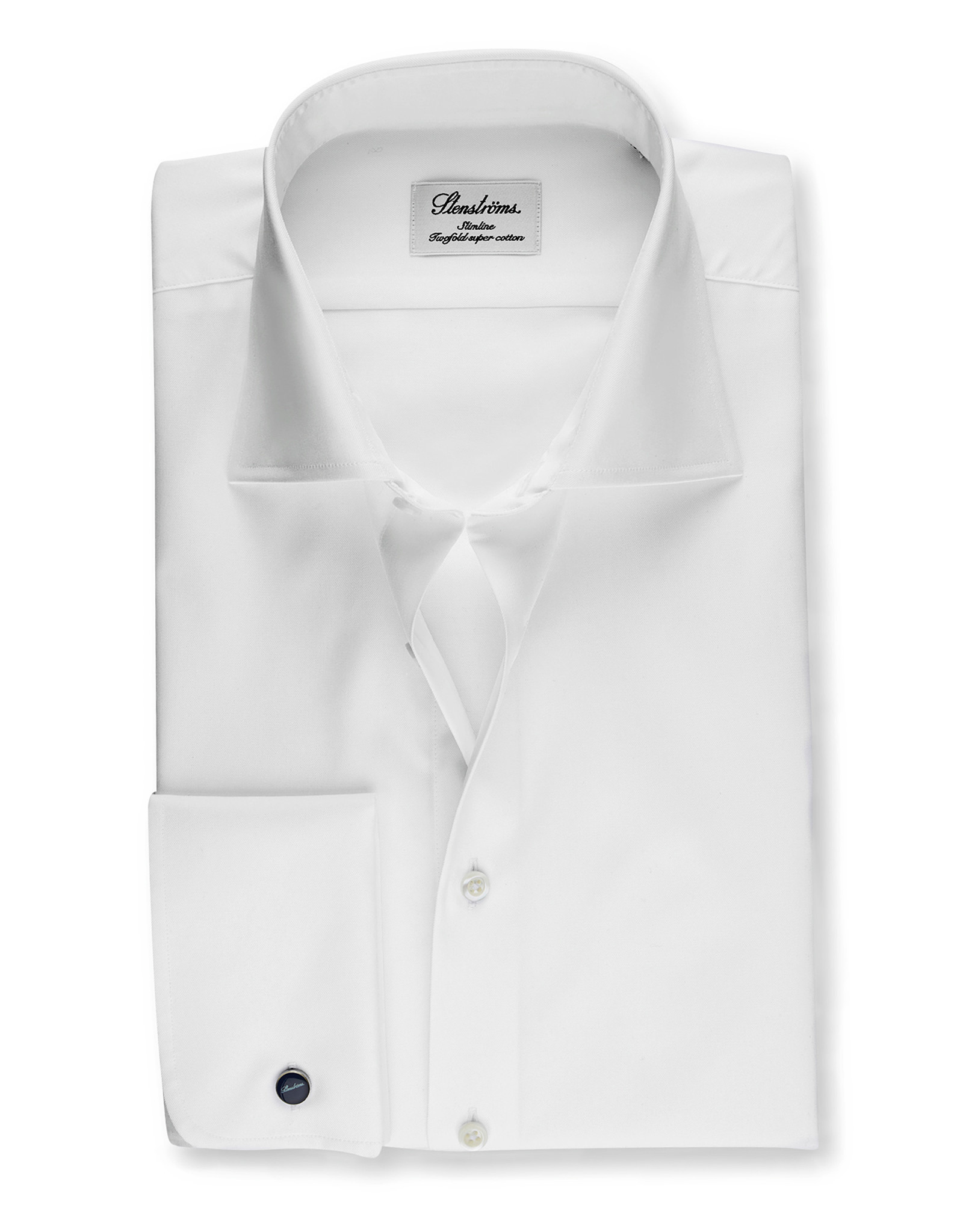 Stenströms Stenströms shirt french cuffs white Slimline